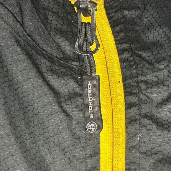 Stormtech Jacket Men's M Black Yellow Performance Apparel Windbreaker Strapped - Picture 5 of 16
